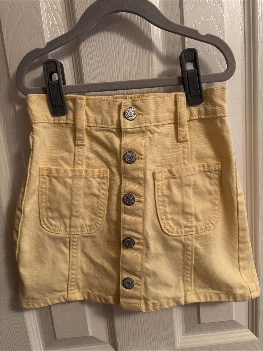 Old Navy Yellow Button-Front Girls' Skirt